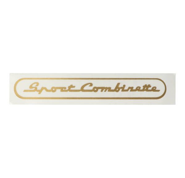 sticker goud sport combinette