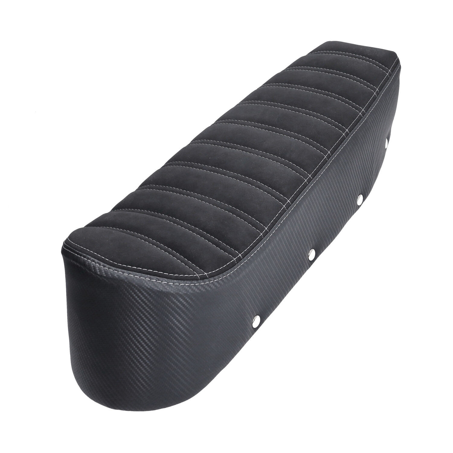 Denfeld buddyseat suede carbon grijs voor Zündapp 517 en 529