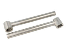 Clip-on stuur set 245mm RVS voor Zündapp KS50 en KS100