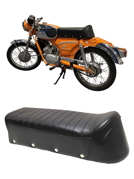 Buddyseat Denfeld kort model zwart voor Zündapp brommer