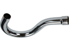 Chromen uitlaatbocht 32/30mm voor Zündapp Roller R50