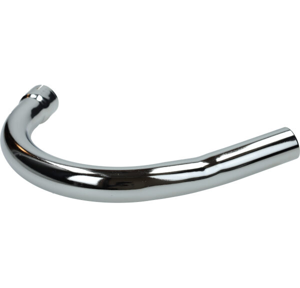 Uitlaatbocht enkele knik 36/32mm chroom sprinter