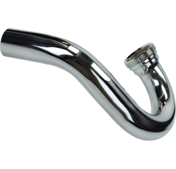 Uitlaatbocht 36/32mm chroom — geschikt voor Zündapp ks50 Cross