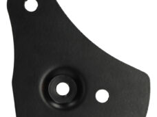 Placa de montaje de escape negra para Zündapp KS50 Cross