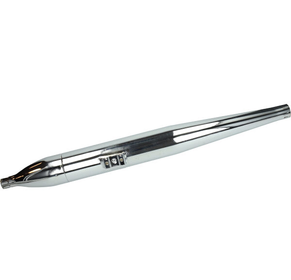 Uitlaat model sigaar met lip 32mm chroom — geschikt voor Zündapp