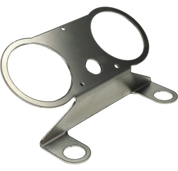 houder km teller ronde cockpit voor ks50 lamphuis 80mm rvs zundapp
