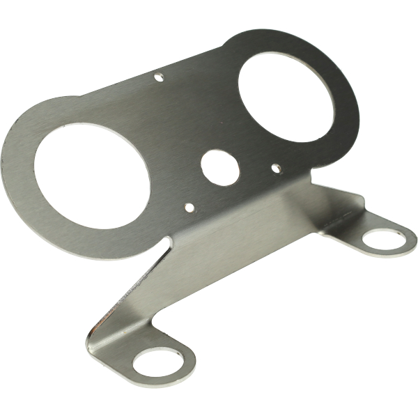 RVS houder ronde kilometerteller 55mm voor Zündapp KS50 lamphuis