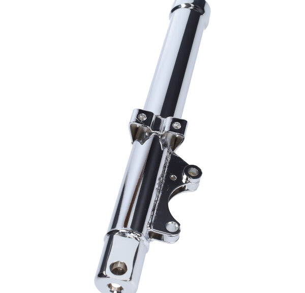 Chromen buitenpoot voorvork links compleet voor Zündapp 529 530