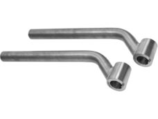 Clip-on stuurset hoog RVS voor Zündapp KS50 brommer