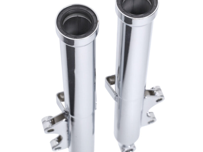 Buitenpootset Voorvork Dubble Disk Links/rechts Chroom Zund Ot Mod. 517, Zundapp