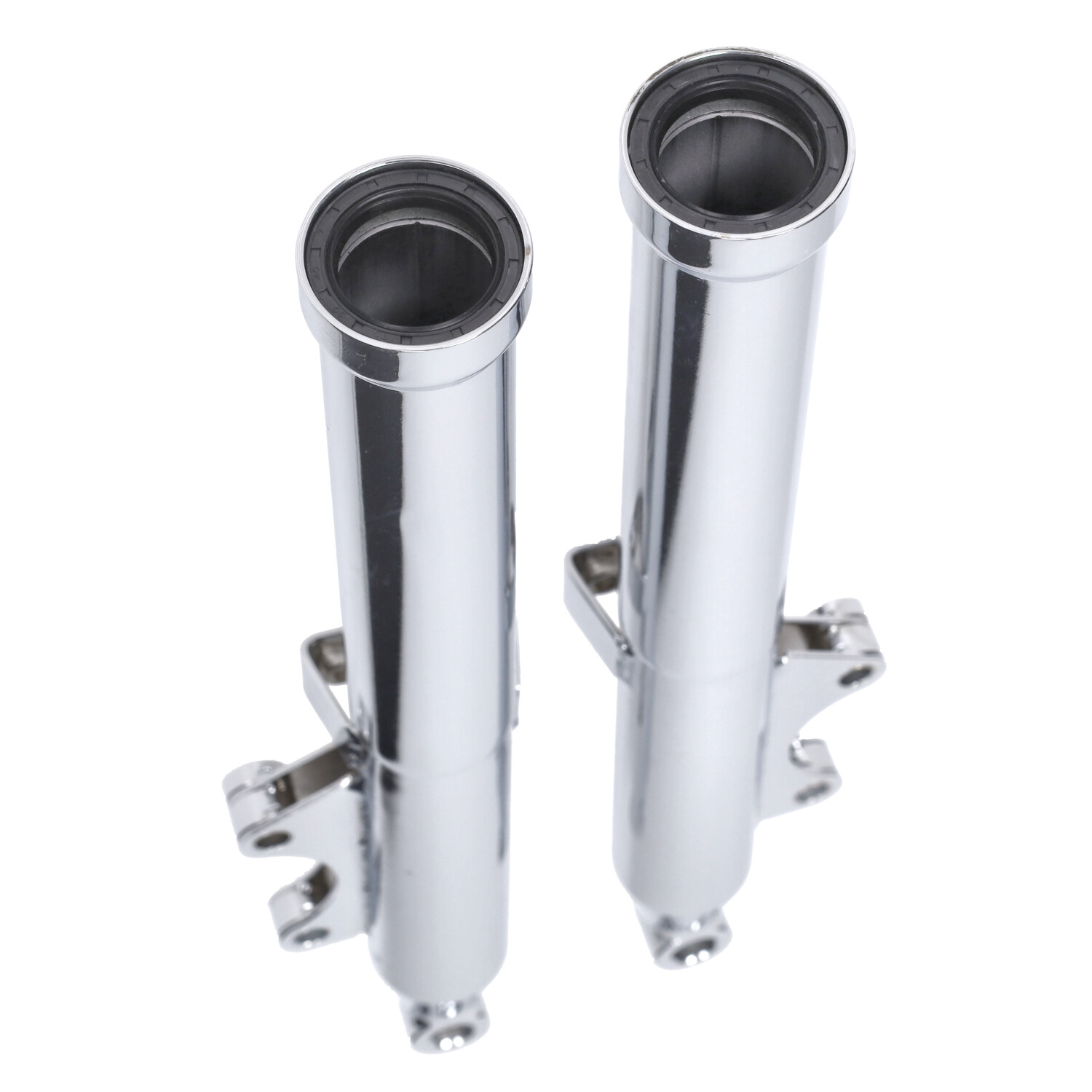 Buitenpootset Voorvork Dubbele Schijfrem Links/rechts Chroom Voor Zündapp Model 517 - Afbeelding 3
