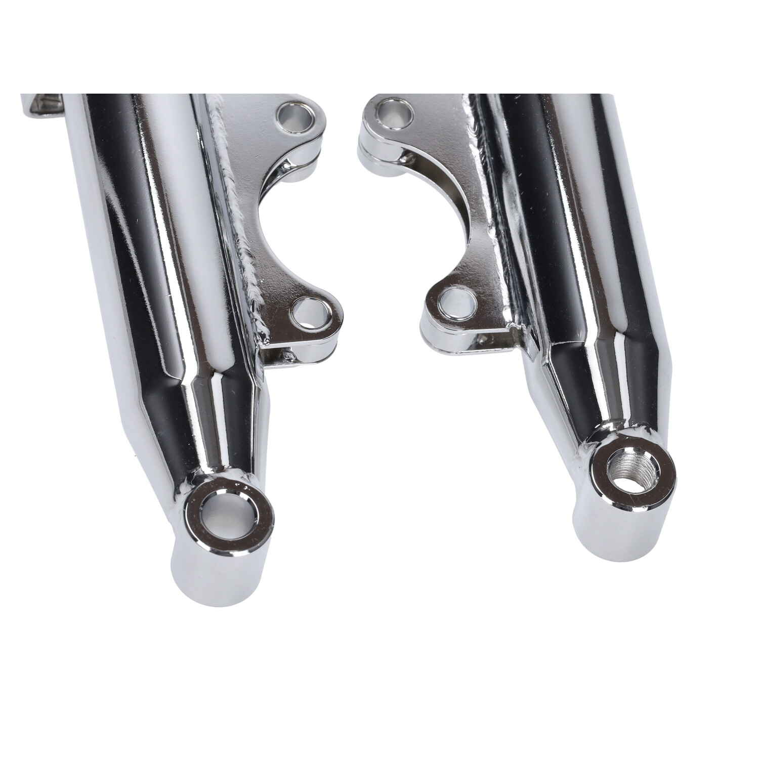 Buitenpootset Voorvork Dubbele Schijfrem Links/rechts Chroom Voor Zündapp Model 517 - Afbeelding 4