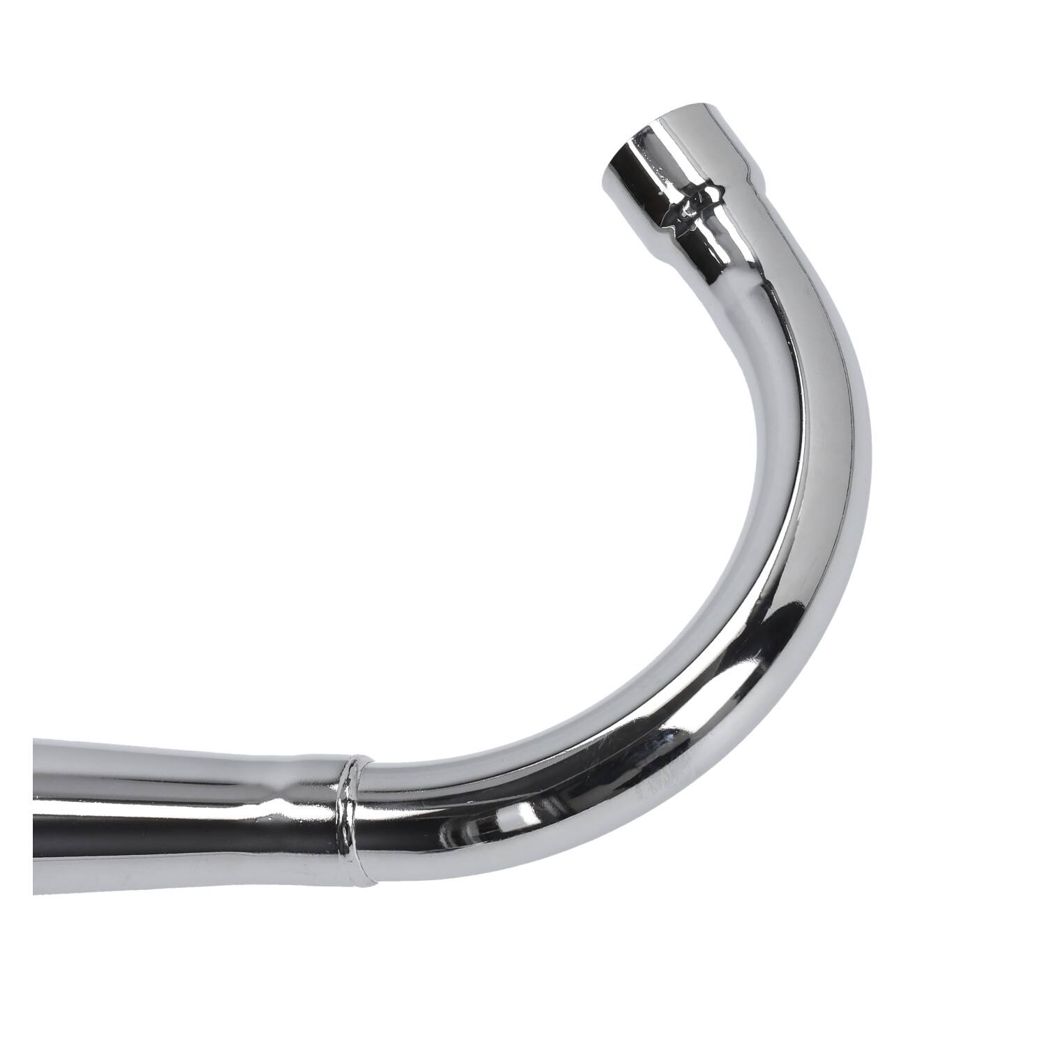 Fluisteruitlaat Orig. Model Korte Bocht 36/32mm Chroom Voor Zündapp - Afbeelding 5