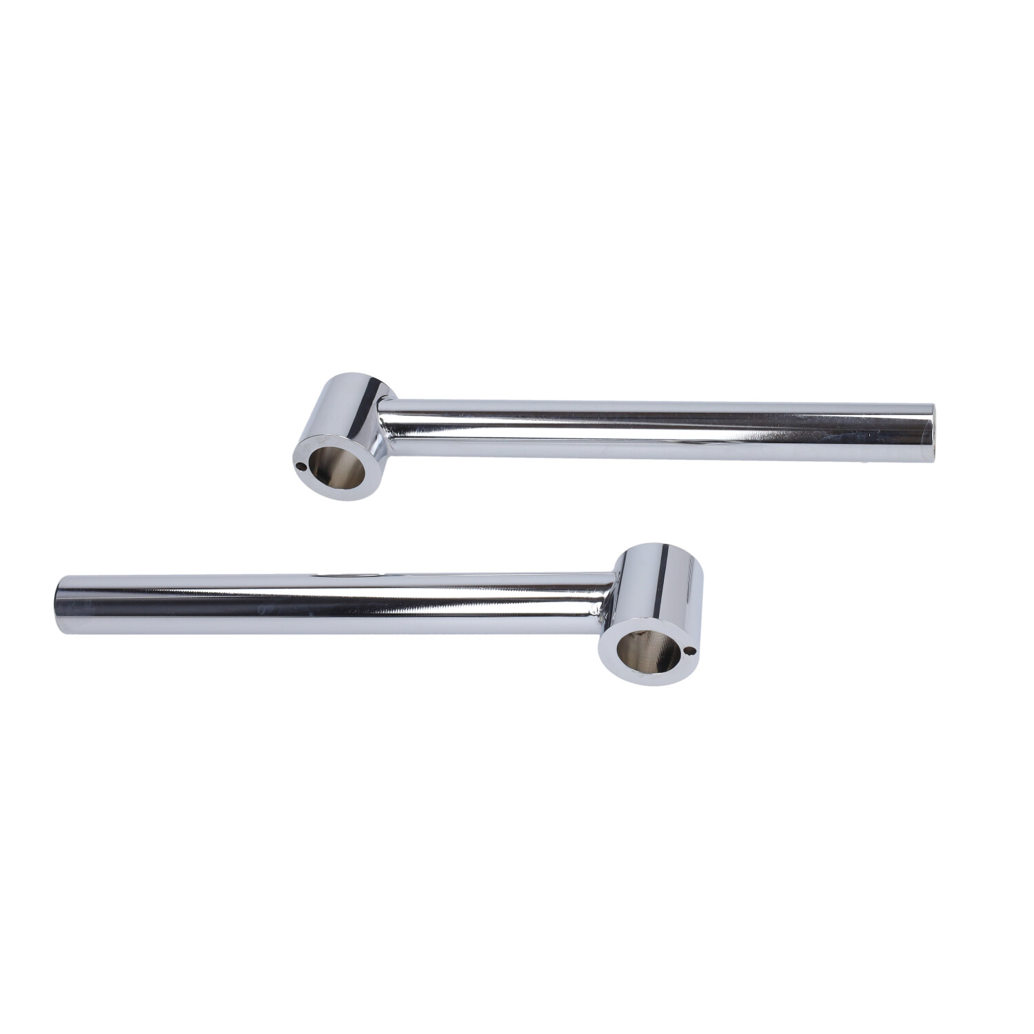 Clipon Stuurset 240mm Chroom Voor Zündapp Ks50 En Ks100 - Afbeelding 2