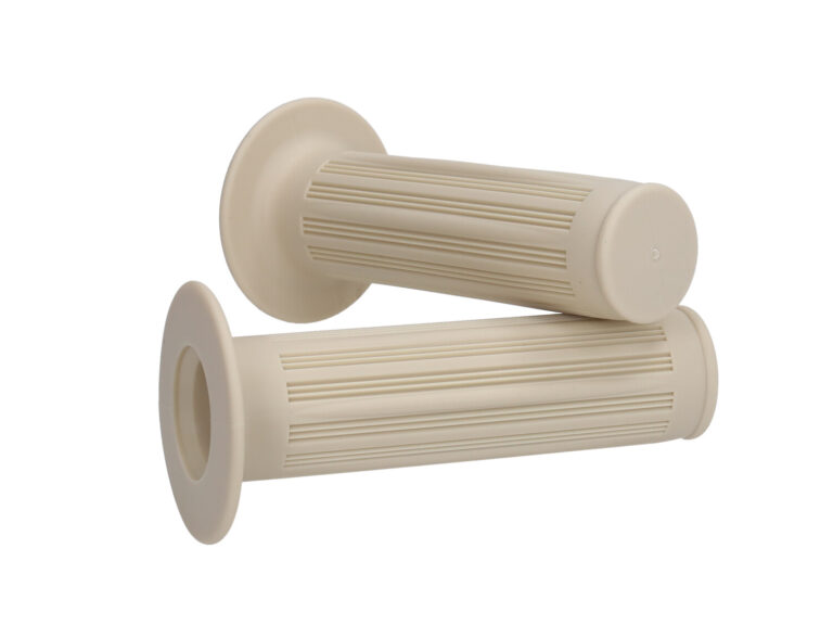 Handvatset streep model Magura A-kwaliteit 22-24mm creme camino — geschikt voor Kreidler