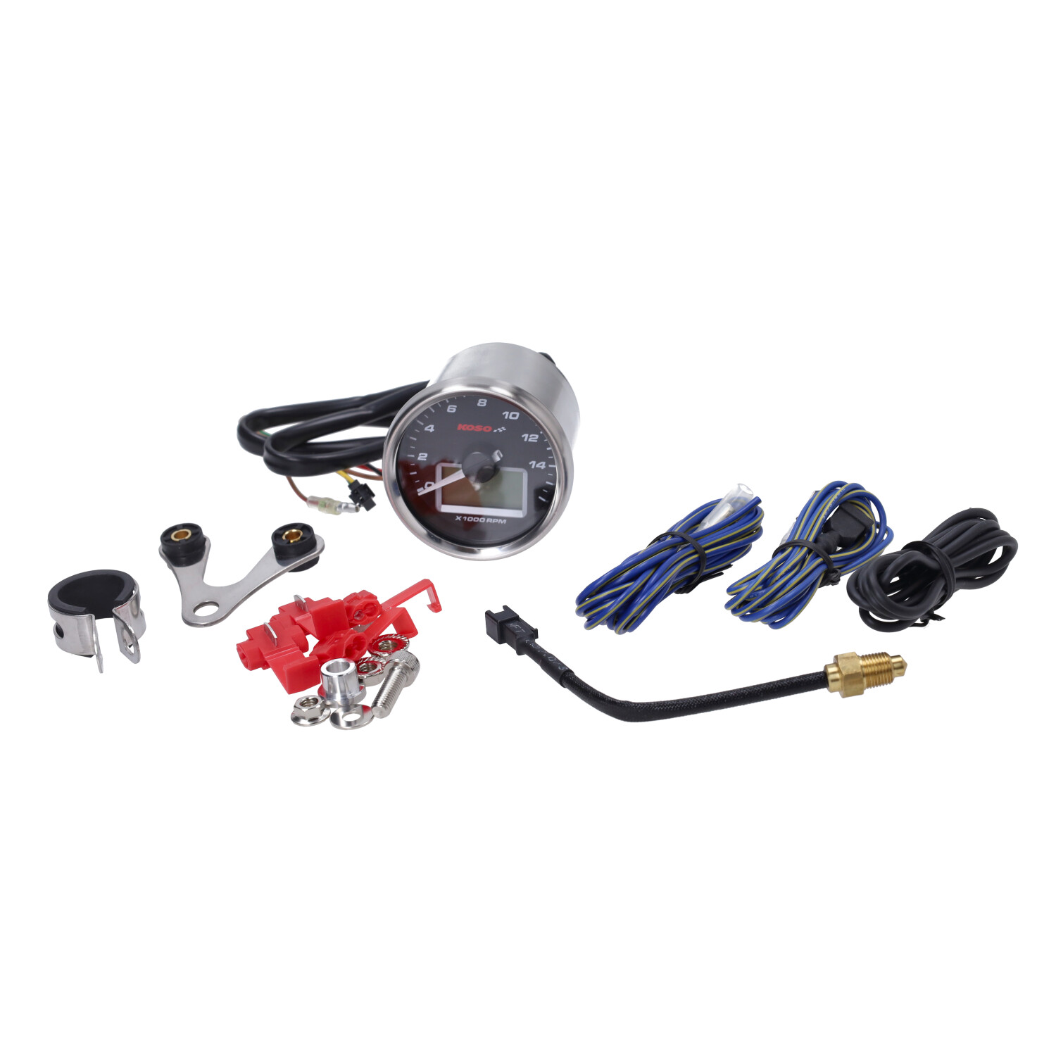 Koso Gp-style Toerenteller 14.000rpm 55mm Universeel - Afbeelding 4