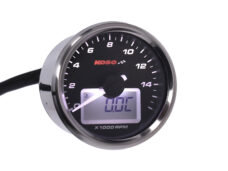 Obrotomierz Koso GP-Style 55 mm, 14000 obr./min, uniwersalny do skutera motorowerowego