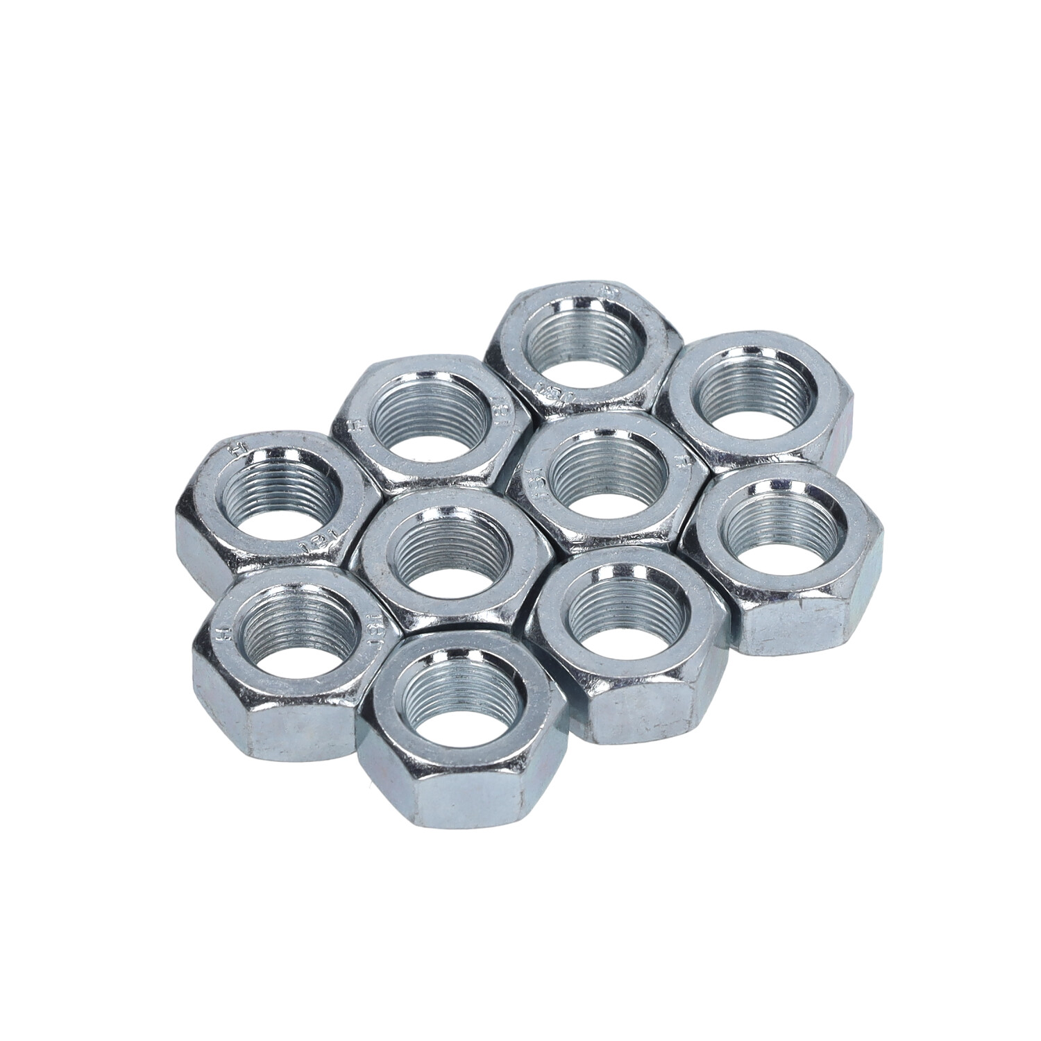Moer voorkettingwiel M12x1 voor Zündapp 3V brommer set 10 stuks
