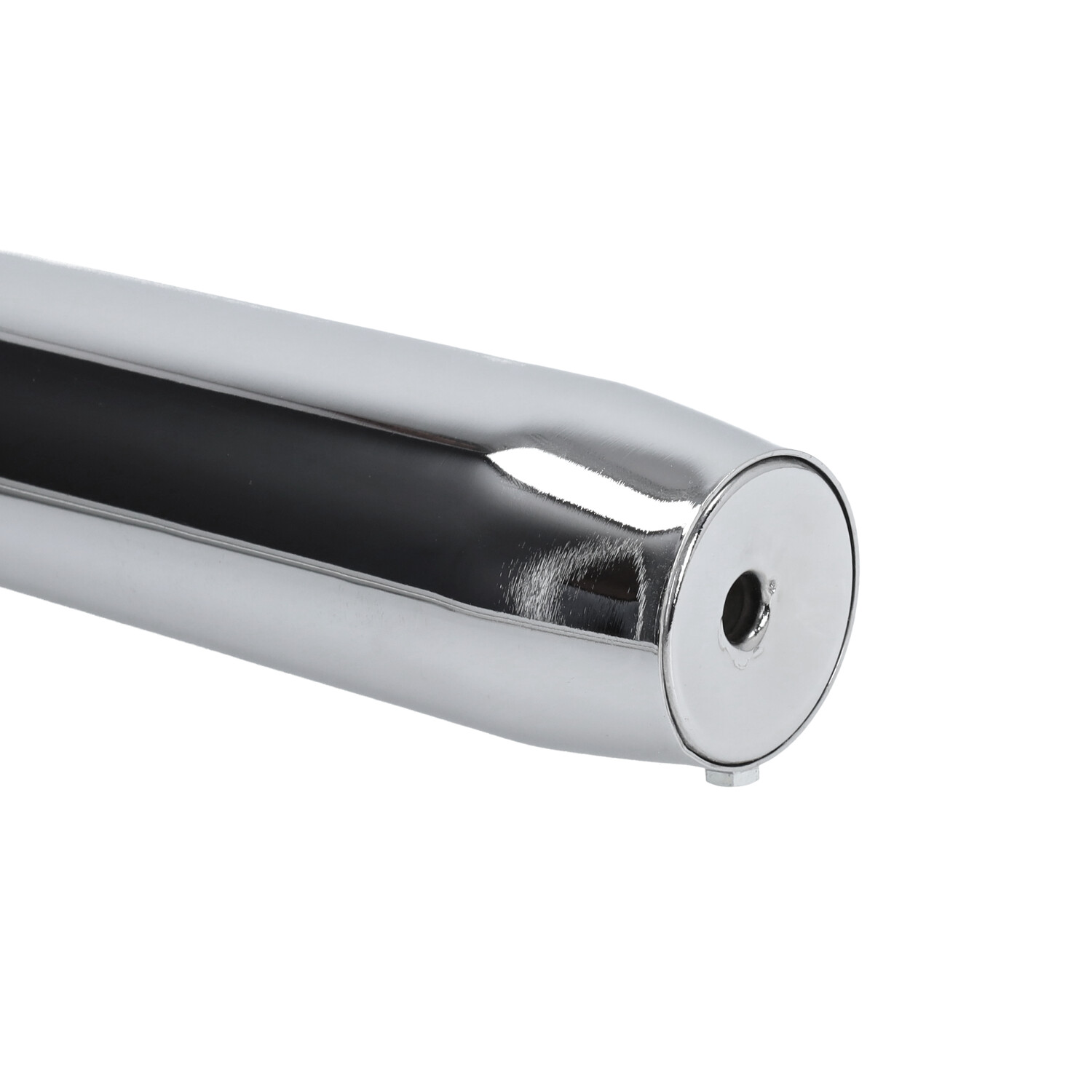 Fluisteruitlaat Korte Bocht 32/32mm Chroom Voor Zündapp - Afbeelding 3