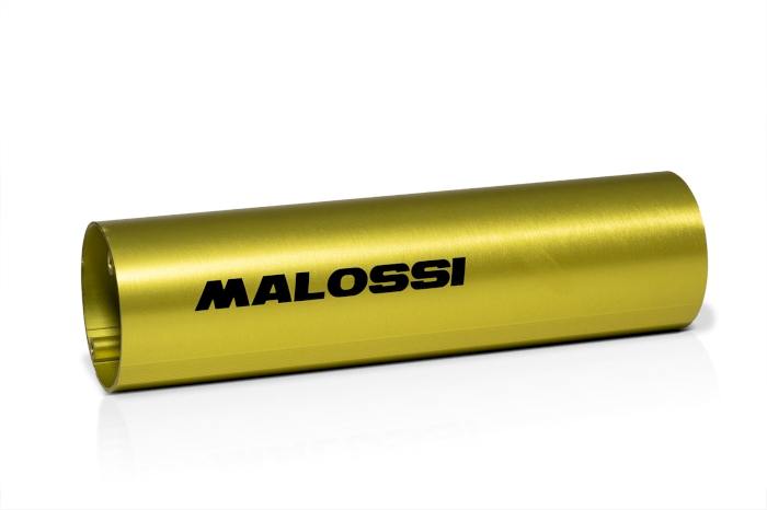 Nademper Malossi mhr nademperhuls uitlaat 60mm geel alu