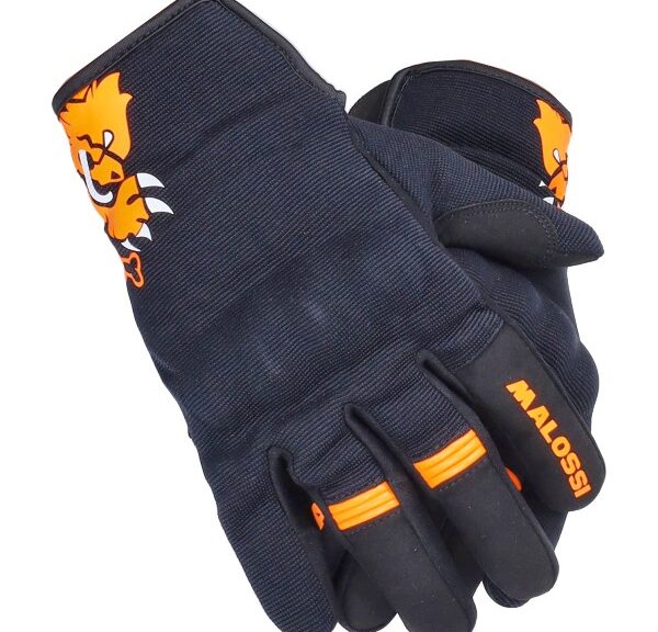 handschoenset malossi M zwart/oranje 3919252.o4