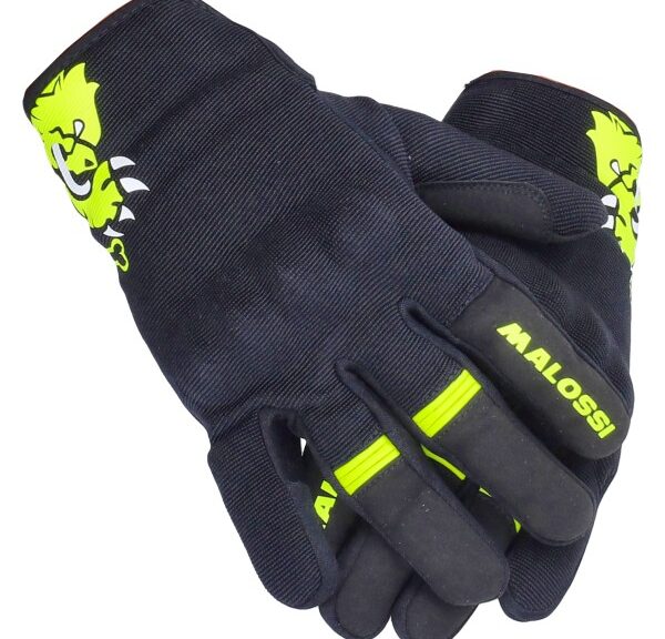 handschoenset malossi M zwart/geel 3919252.y4
