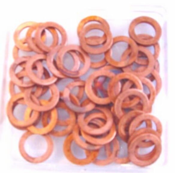 ring banjobout remleiding koper m10x14x1.5 50pcs zundapp