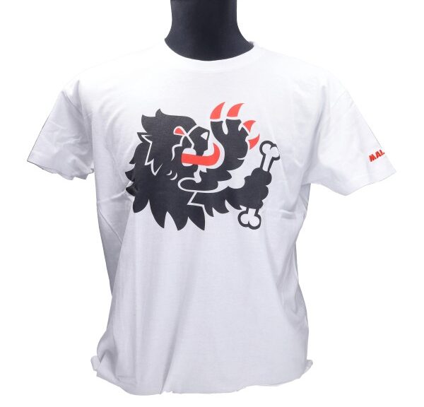t-shirt malossi leeuw L wit 4114651.w5
