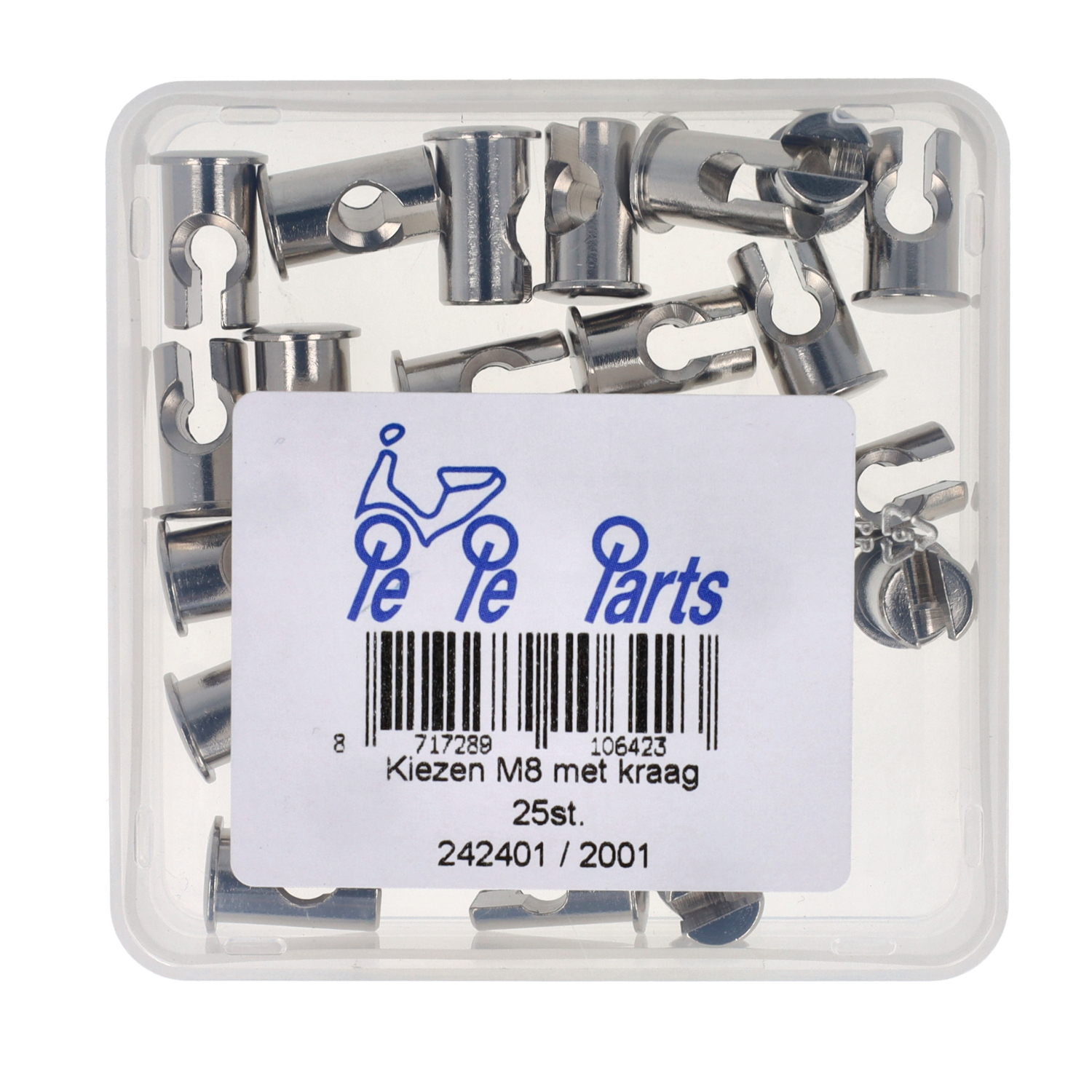 Nippel Haak-in 8x15mm (25 Stuks) - Afbeelding 2