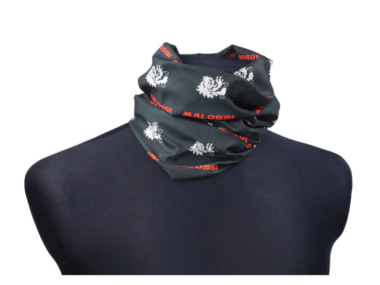 Bandana Malossi met logo nekwarmer zwart
