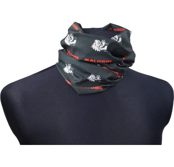 bandana malossi met logo nekwarmer zwart 4114539.b0