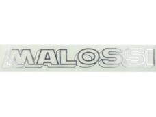 sticker malossi woord [malossi] 22cm chroom 3311439x