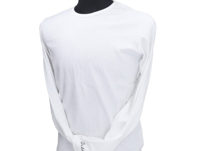 T-shirt Lange Mouwen Malossi Pattern Logo M Wit 4114655.40