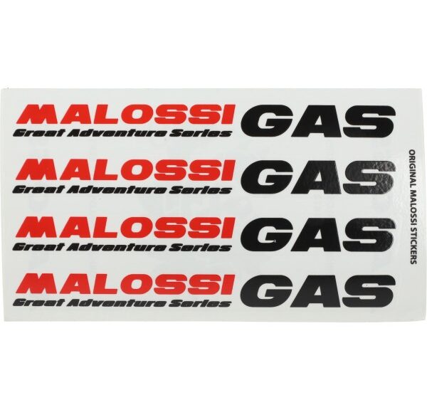 stickerset malossi woord [malossi GAS] 8x14cm 3318121