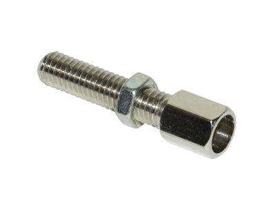 Stelbout kabel recht m6x35mm