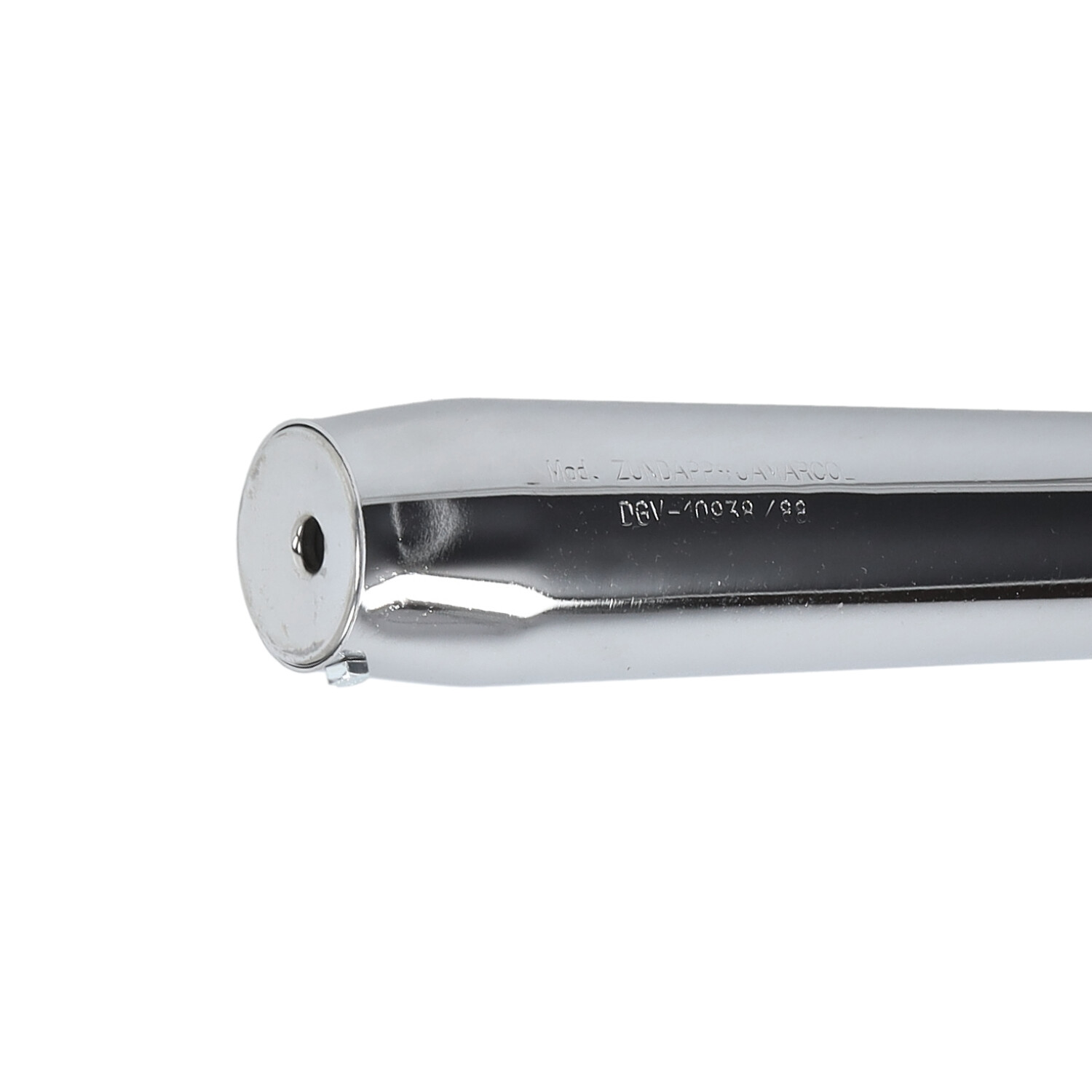 Fluisteruitlaat 32/32mm Chroom Voor Zündapp (universeel, Made In Eu) - Afbeelding 3