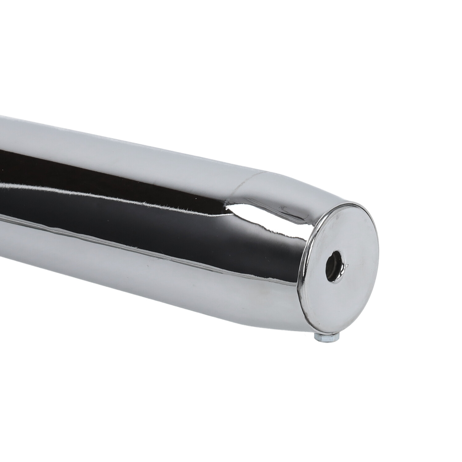 Fluisteruitlaat 1 Knik 36/32mm Chroom Voor Zündapp - Afbeelding 2