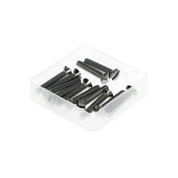 Verchroomde carter dekselbout M6×35 mm voor Kreidler brommer 12 stuks