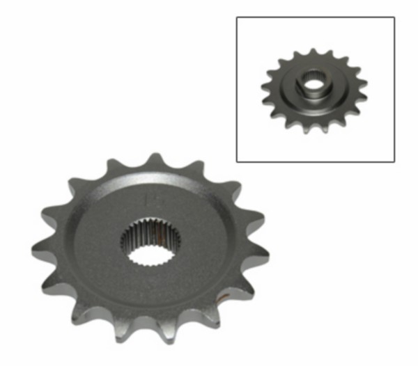 Voorkettingwiel DMP 15 tanden 1/4 inch voor Zündapp 4V en 5V