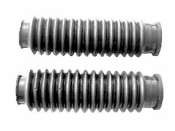 Voorvorkrubberset 205mm zwart aftermarket voor Zündapp brommer voorvork