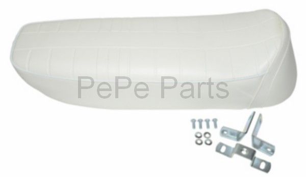 Wit Denfeld buddyseat duozadel voor Zündapp 517 en 529