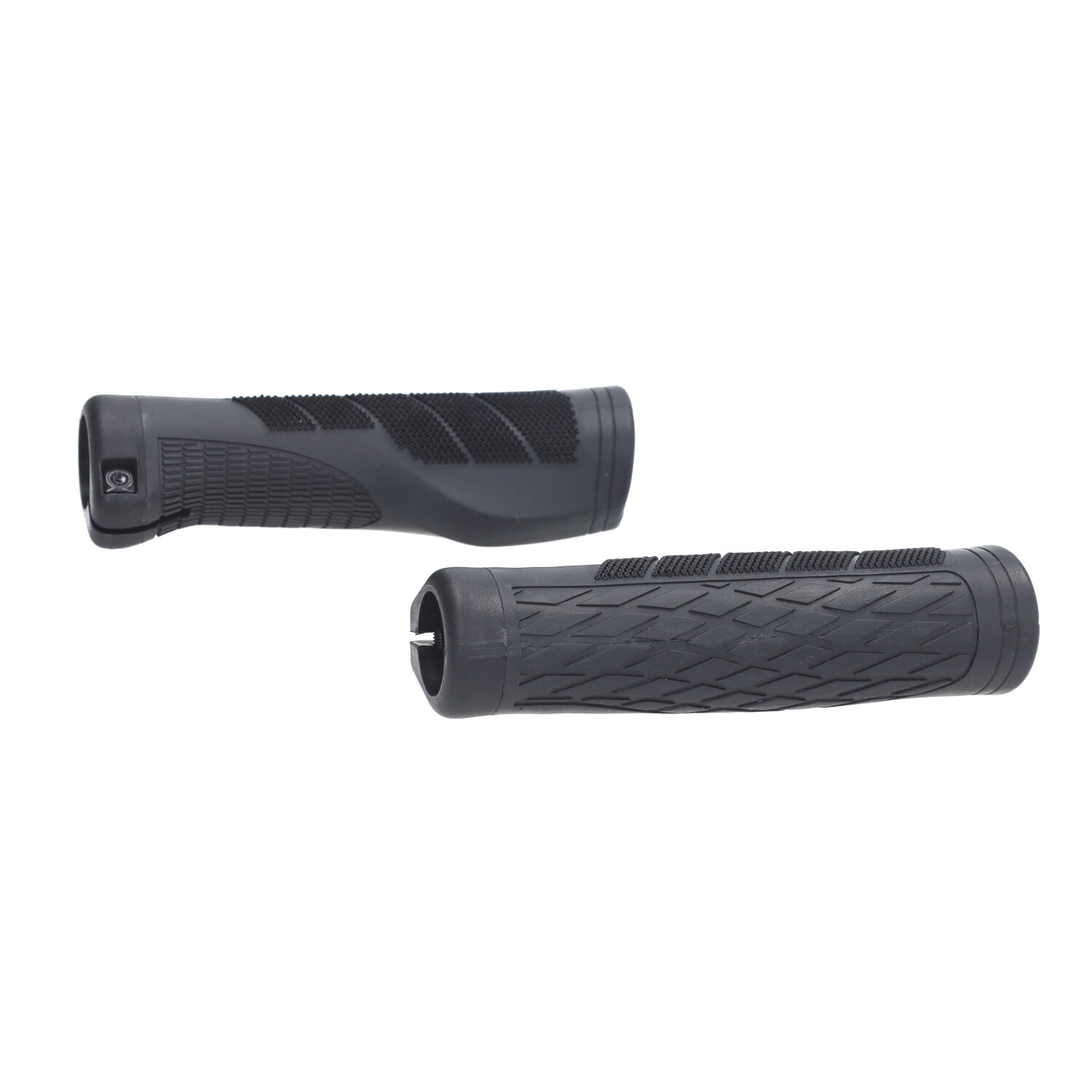 Zwart handvatset 22mm klemring 135mm voor e-bike en fatbike