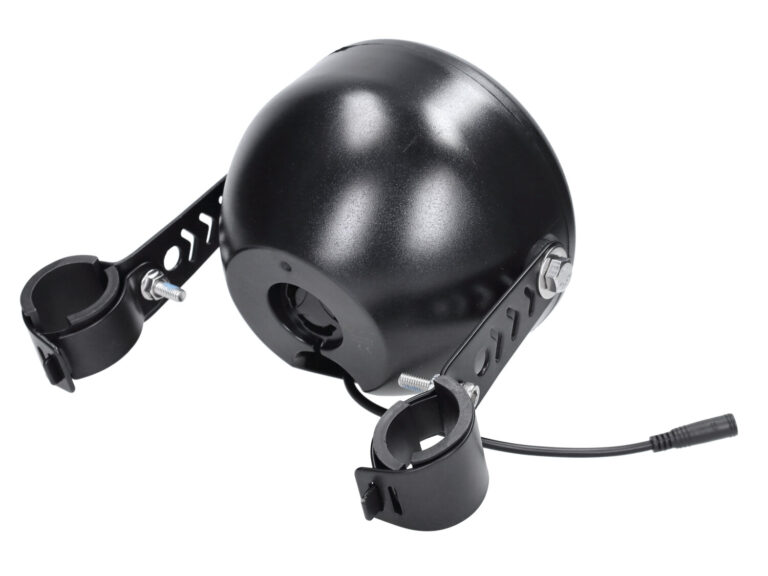 Koplamp Unit V8 - V20 (3-pins Stekker) Zwart Fatbike