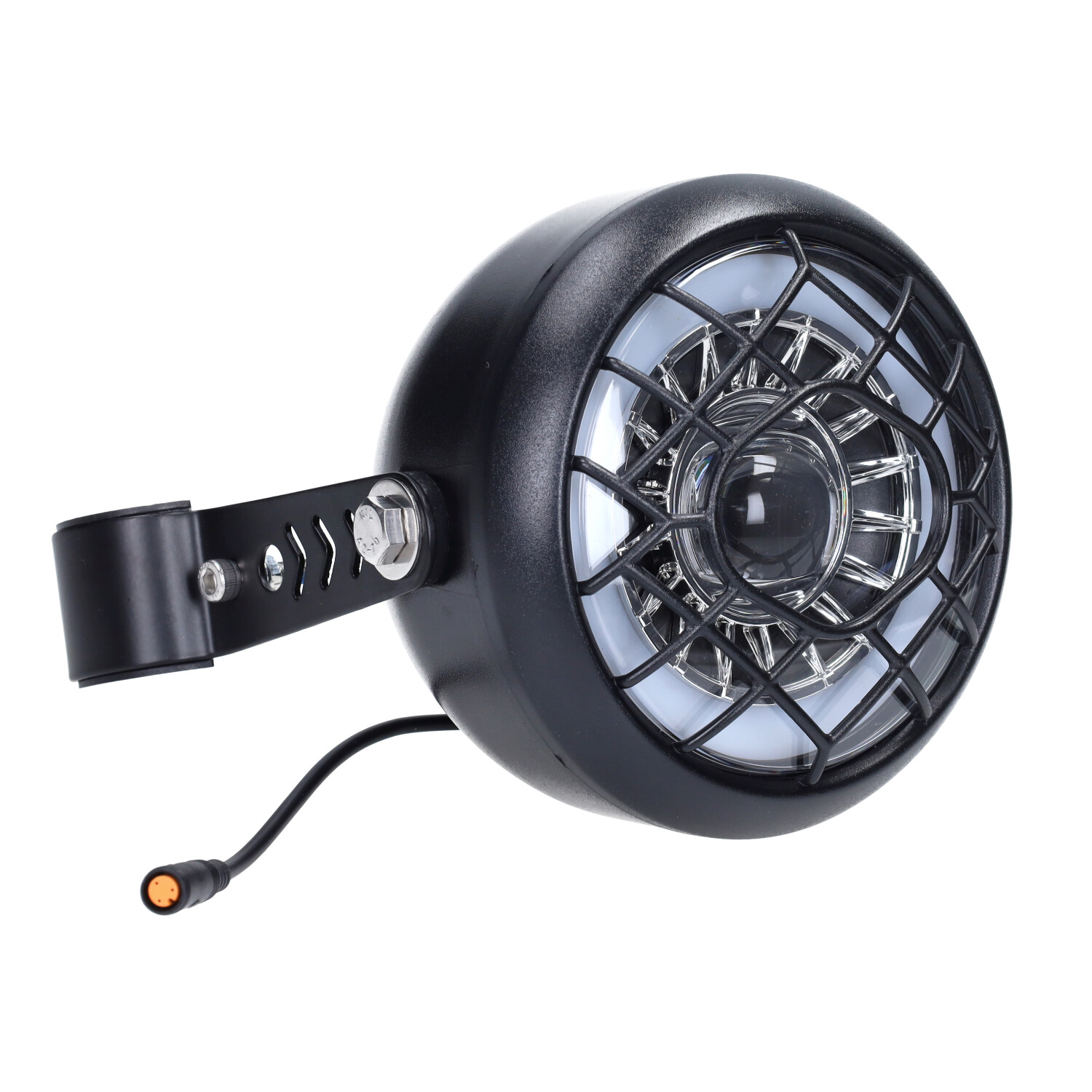 Koplamp Unit Zwart Voor Fatbike V8 T/m V20 (3-pins Stekker) - Afbeelding 4