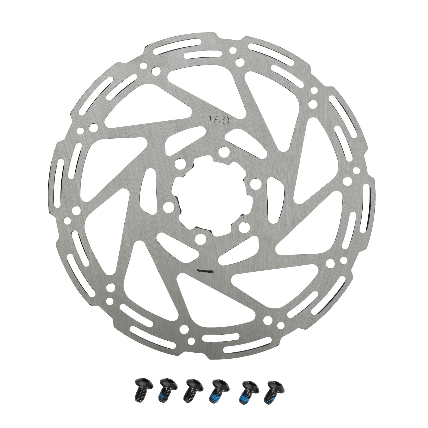 Remschijf 6-gaats 160mm 2.3mm fatbike voor- en achterwiel V8 V20