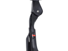 Zwarte zijstandaard 2-bout 40mm voor fatbike V8 tot V20