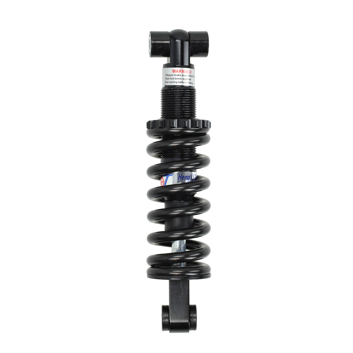 Zwarte mono achterschokbreker 190mm instelbaar voor Fatbike V8 V20