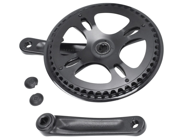 Crank Trapas Set L+r + Tandwiel 48t - V20 Pro Zwart Fatbike