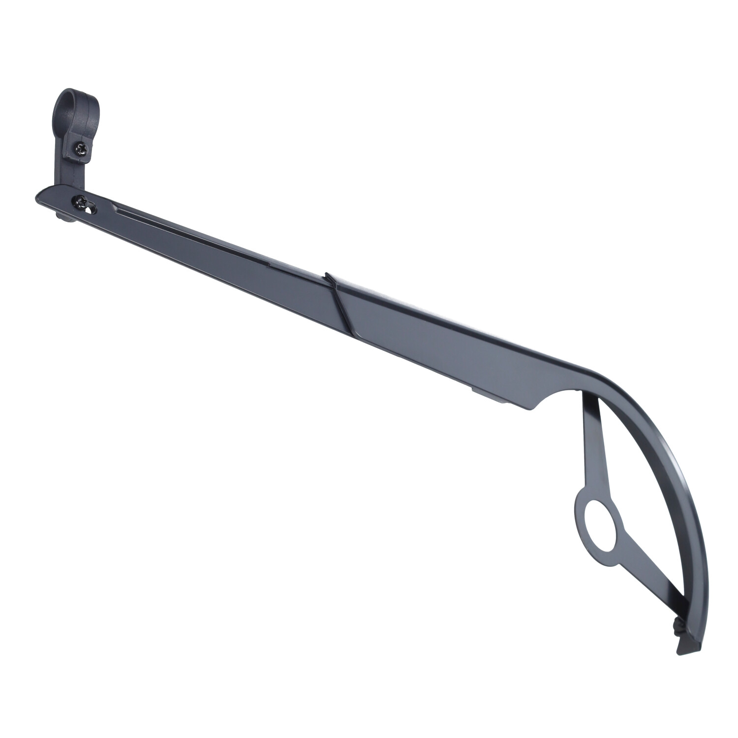 Kettingrand Met Steun Compleet V8-v20 Zwart Voor Fatbike - Afbeelding 2