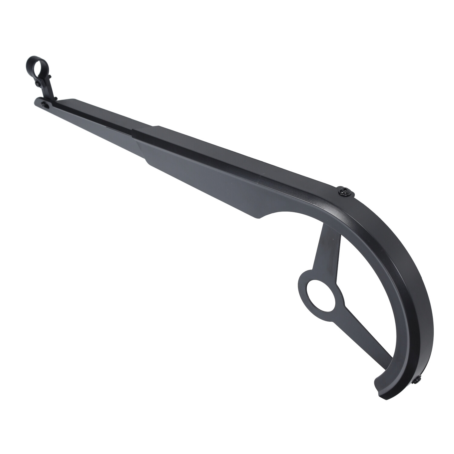 Kettingrand Met Steun Compleet V8-v20 Zwart Voor Fatbike - Afbeelding 3